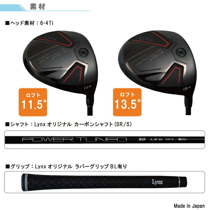 楽天市場】リンクス パララックス 305 MD ミニ ドライバー (305cc
