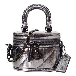 COACH】コーチ デニム レザー ローワン サッチェル ロゴ 2WAY 斜め掛け