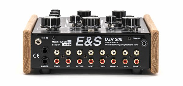 フランス生まれのハンドメイドロータリーDJミキサー、E&SのDJR200のご