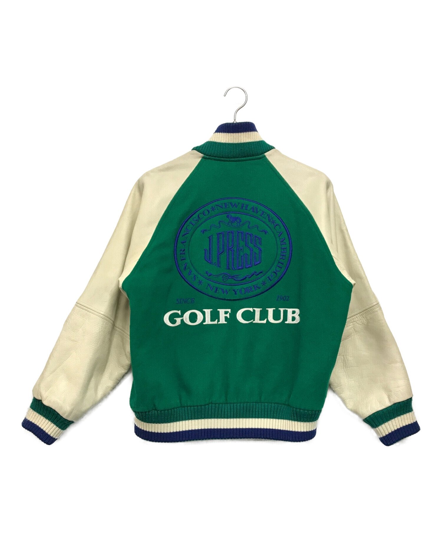 中古・古着通販】J.PRESS (ジェイプレス) 【古着】スタジャン グリーン