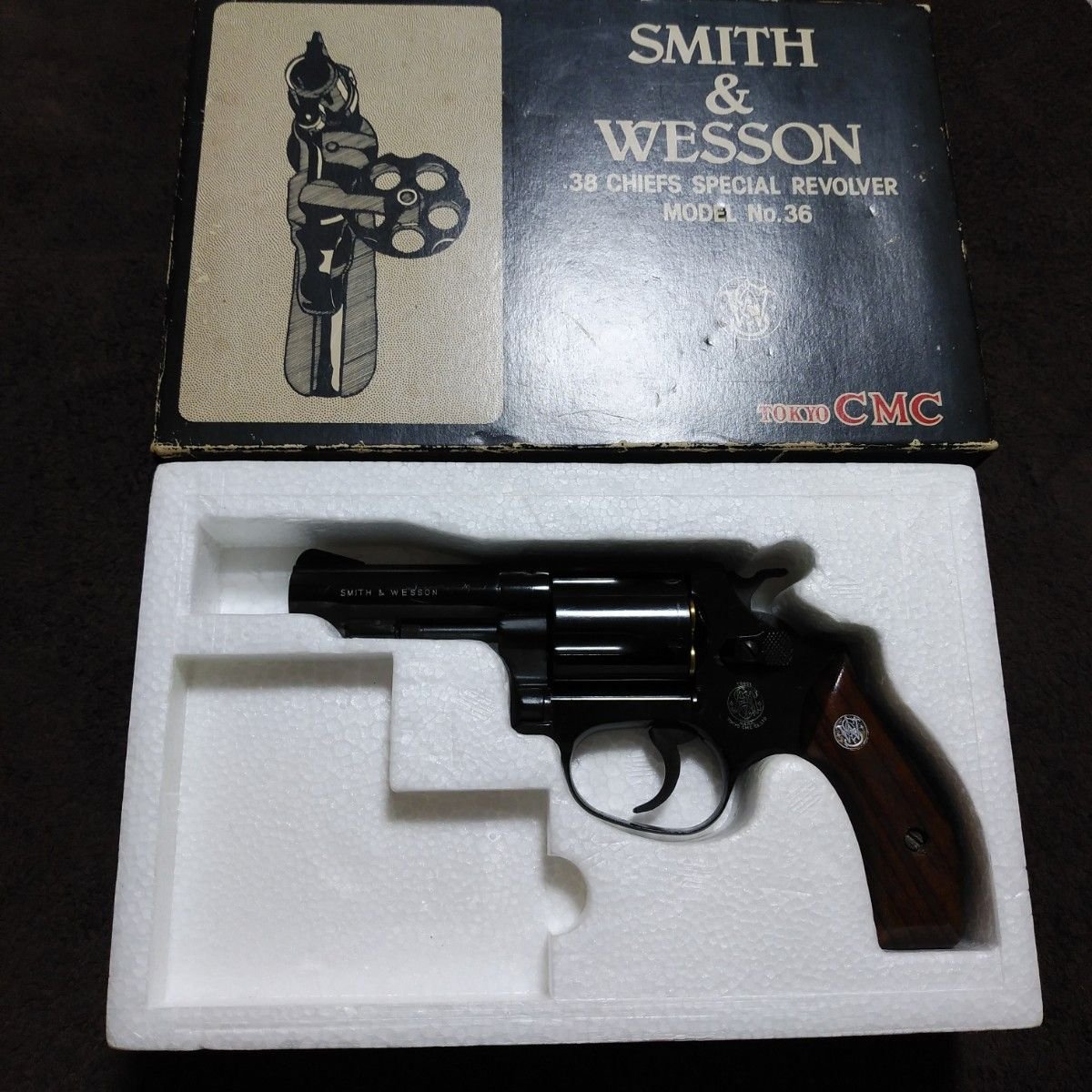 東京CMC樹脂製モデルガン S＆W M36 3インチ チーフスペシャル 純正