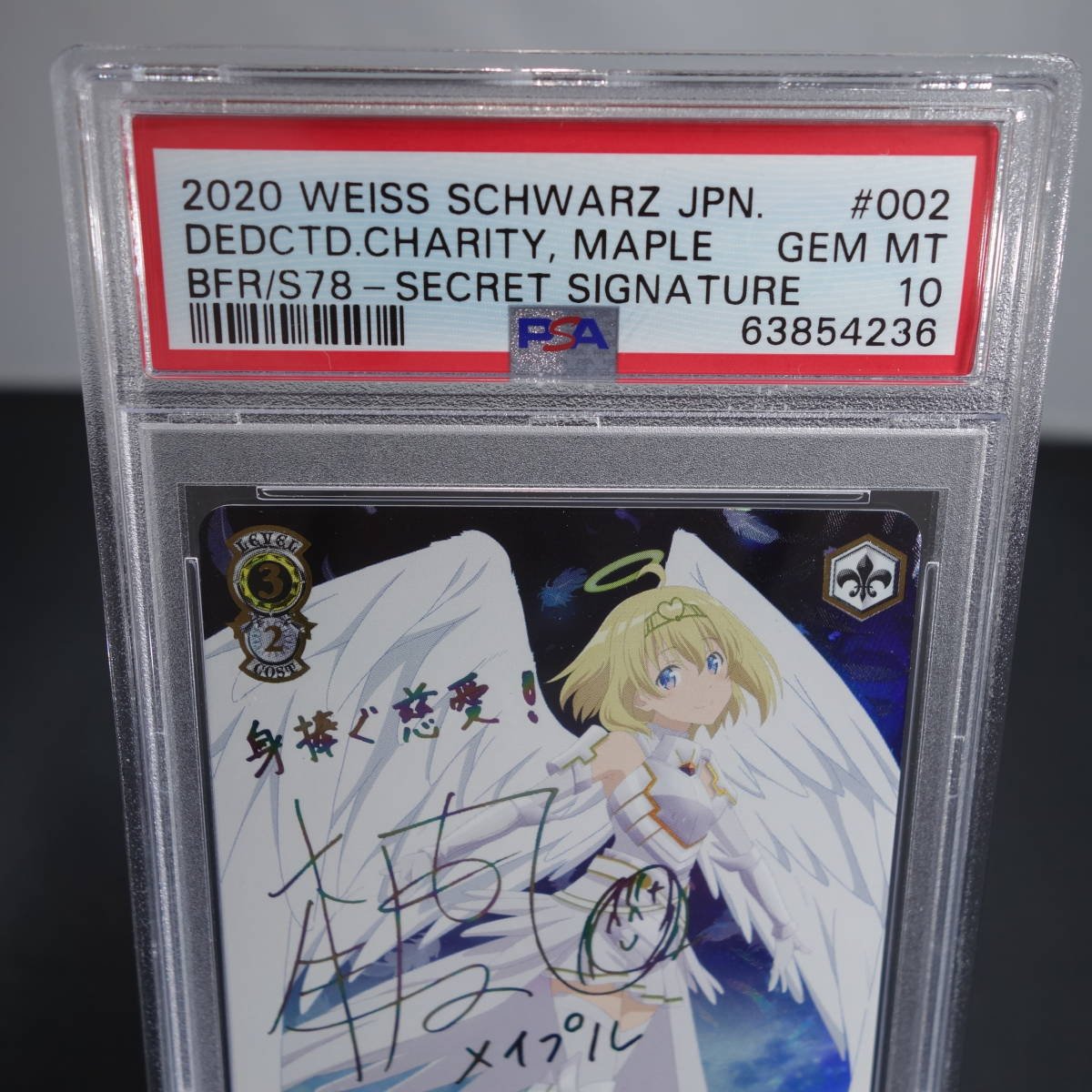 身捧ぐ慈愛 メイプル SEC PSA10 サイン入り 身捧ぐ慈愛 サイン入り
