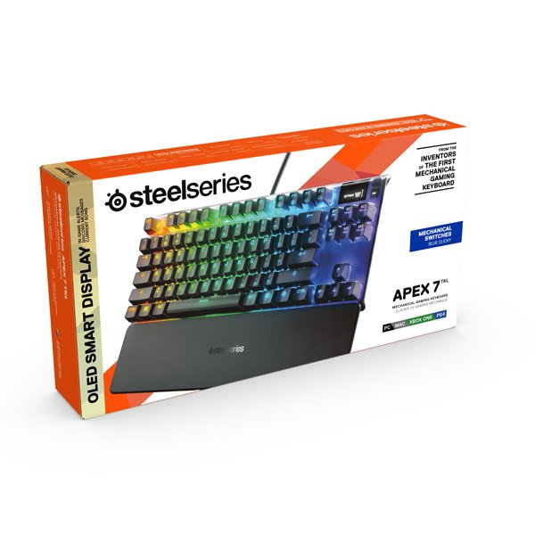 ゲーミングキーボード Apex 7 TKL Blue Switch JP 64756 ［USB /有線