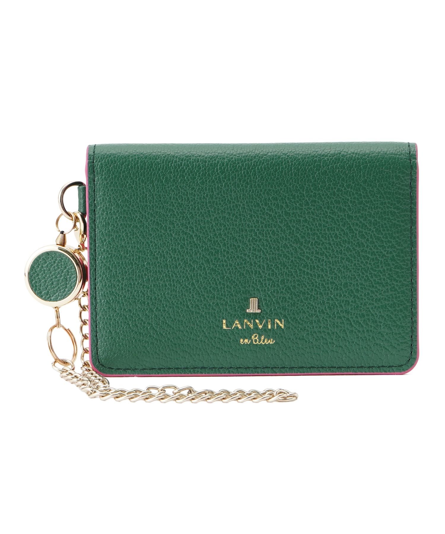 リム リール付き2面パスケース|LANVIN en Bleu | LANVIN en Bleu