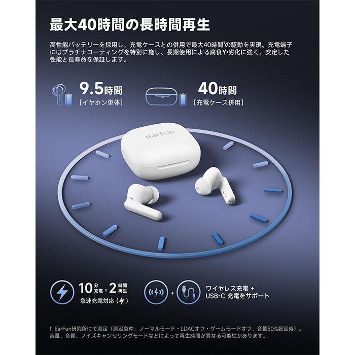 EarFun（イヤーファン） EarFun Air Pro 4i White ワイヤレスイヤホン