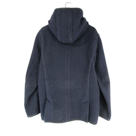 ダントン DANTON ウール モッサ ジャケット コートフード 前開き
