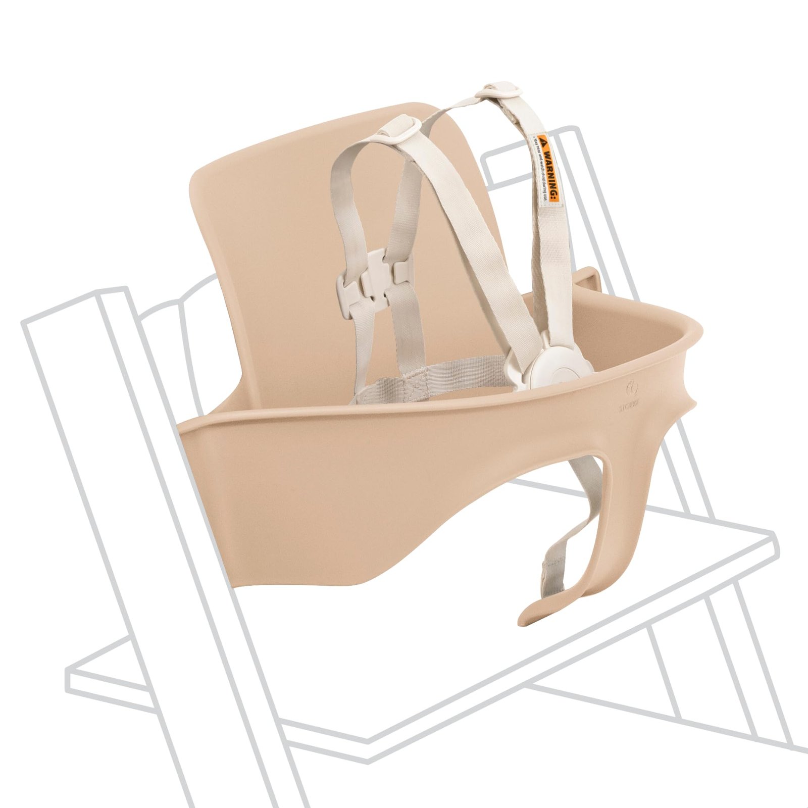 Amazon.com : Stokke Tripp Trapp Baby Set 2, Natural - Ages 6-36