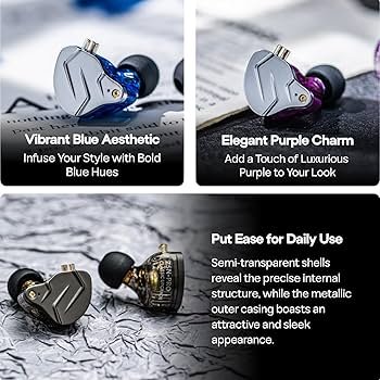 Amazon.com: Linsoul KZ ZSN Pro Dual Driver 1BA+1DD Hybrid Metal
