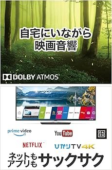 Amazon.co.jp: LG 49V型 4Kチューナー内蔵 液晶テレビ Alexa搭載