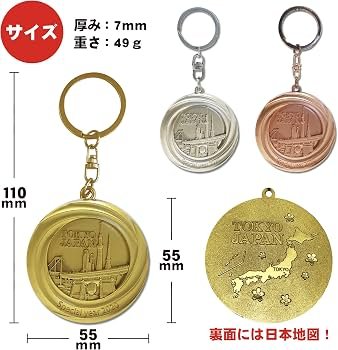 Amazon.co.jp: 東京 オリンピック 記念 グッズ 応援 メダル オマージュ