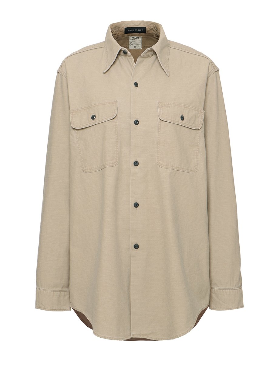 HAMPTON BACK SATIN SHIRT | SHIRT/BLOUSE | MADISONBLUE