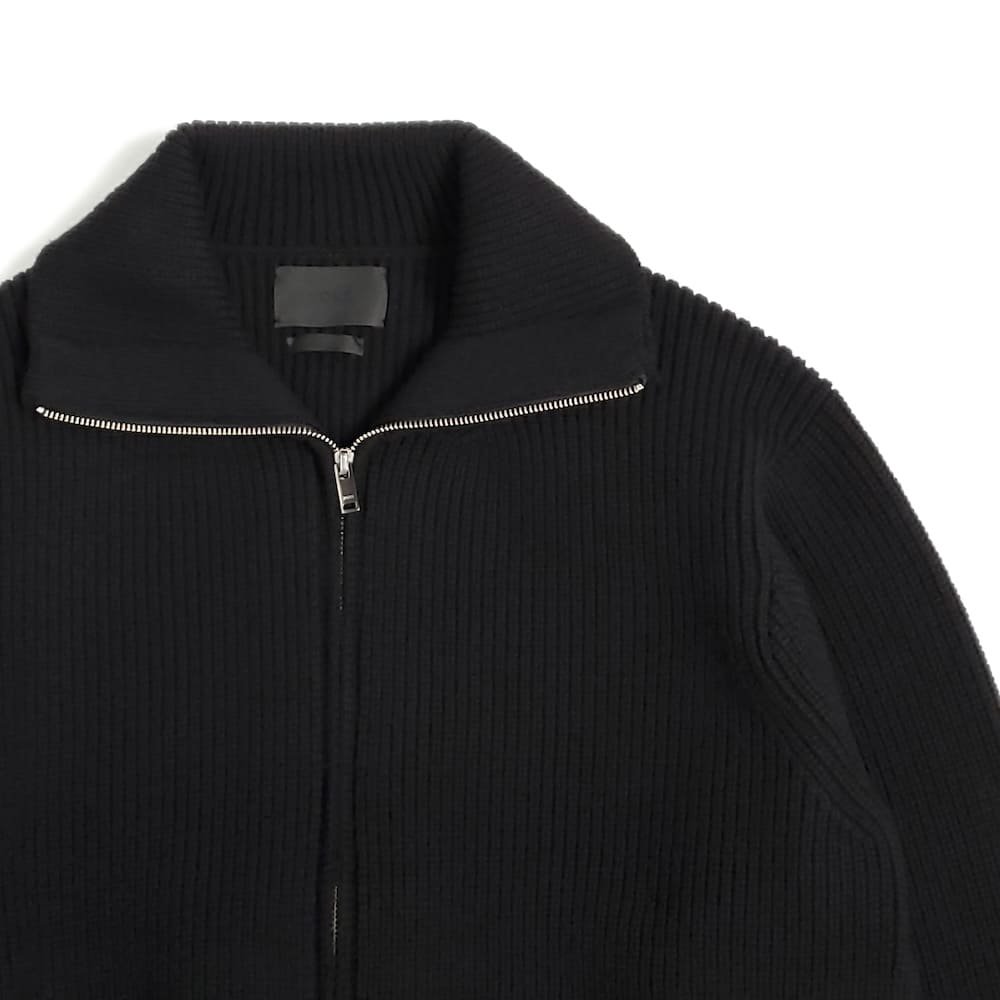 YOKE(ヨーク) WOOL 3/4 FRONT ZIP HIGHNECK RIB SWEATER - COLDBECK