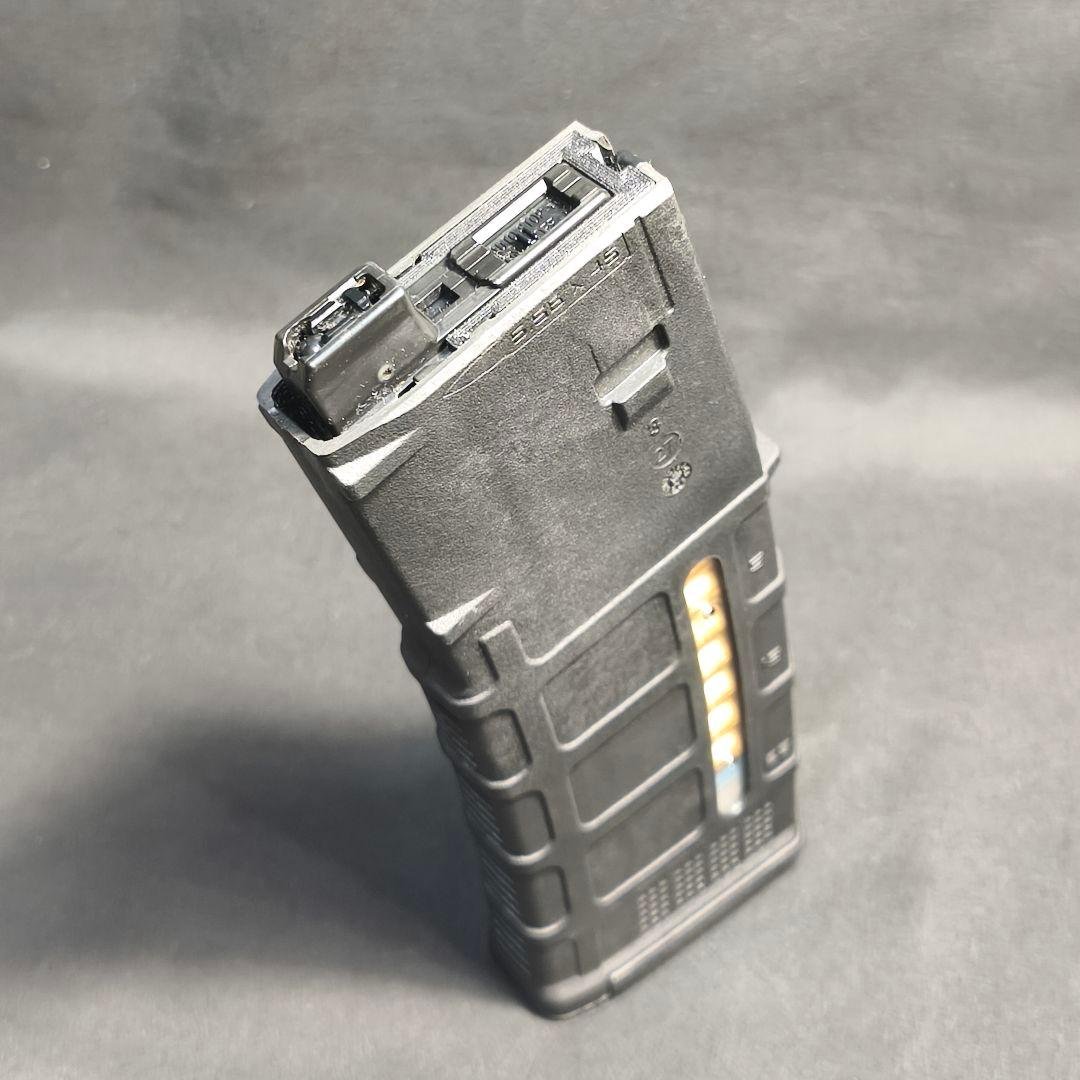 ブルーガジェット】マルイ EVOLT エボルト PMAG実物加工マガジン 窓有