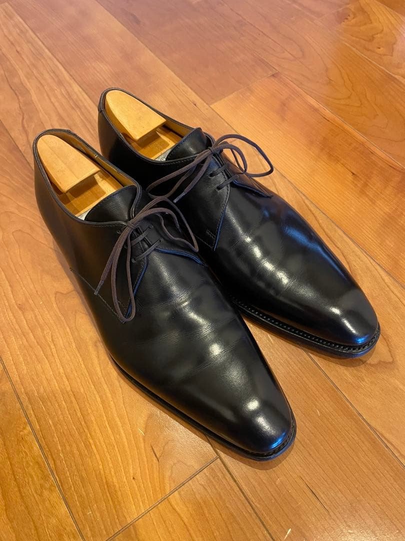 J.M.WESTON シューツリー付 5/D 437 Vフロントダービー