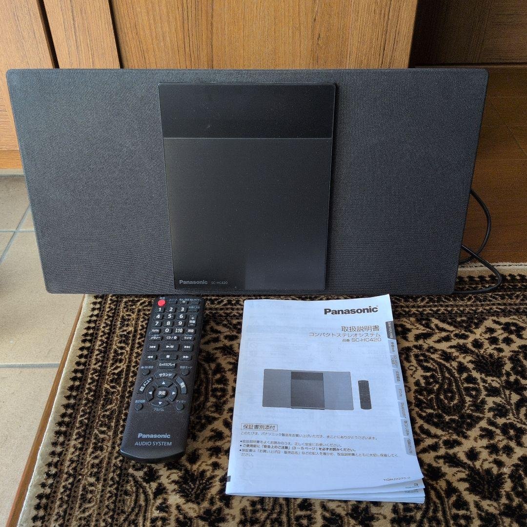Panasonic SC-HC420 2024年製　オーディオシステム CD 概要 コンパクトステレオシステム SC-HC420 | ミニコンポ／スピーカー