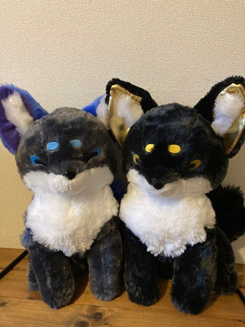 ちょコンとキツネ 九尾 ウルトラBIGぬいぐるみ 2つセット ちょコンとキツネ 九尾 ウルトラBIG ぬいぐるみ きんつば せっか 2点