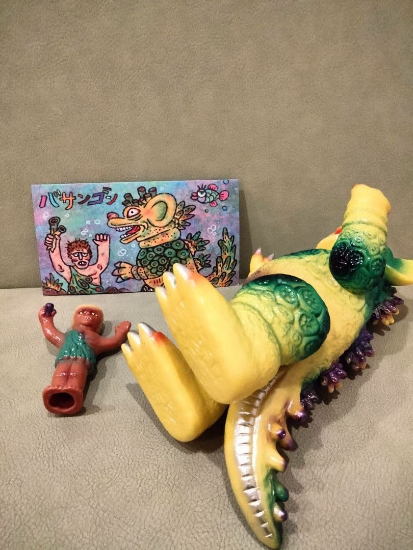 ソフビ chubbytoys バサンゴン 黄色 izumonster 安楽安作 - メルカリ