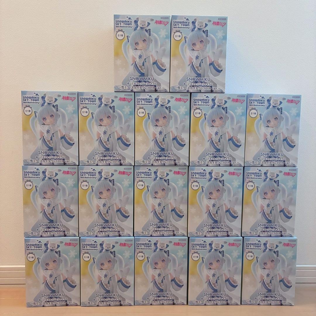 ぬーどるストッパーフィギュアー雪ミク スカイタウン10th ver. 17個 Amazon.co.jp: ぬーどるストッパーフィギュアー雪ミク スカイタウン