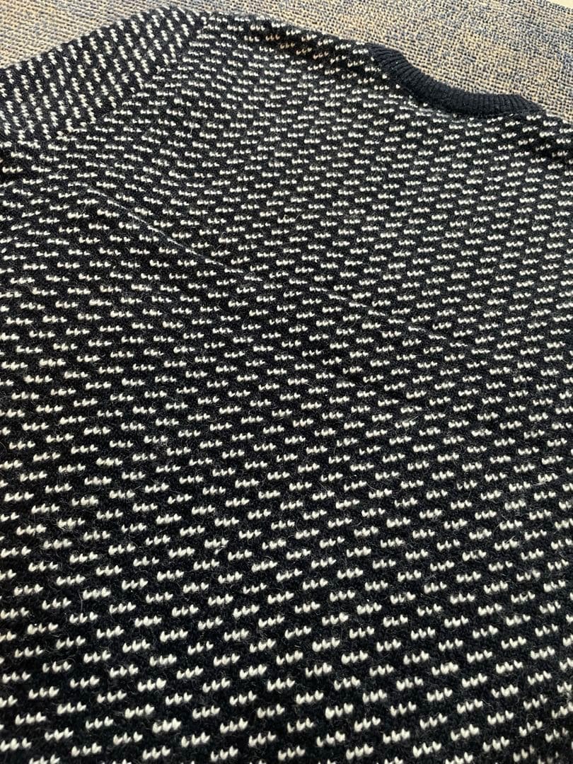 80s L.L.Bean バーズアイニットセーター X-LARGE 在原みゆ紀