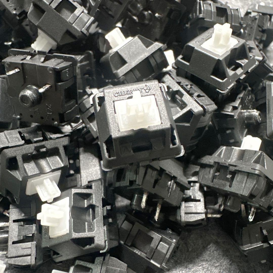 Cherry MX Clear軸 3pin 100個【おまけ付属】 Cherry MX Ergo Clear Tactile Switch
