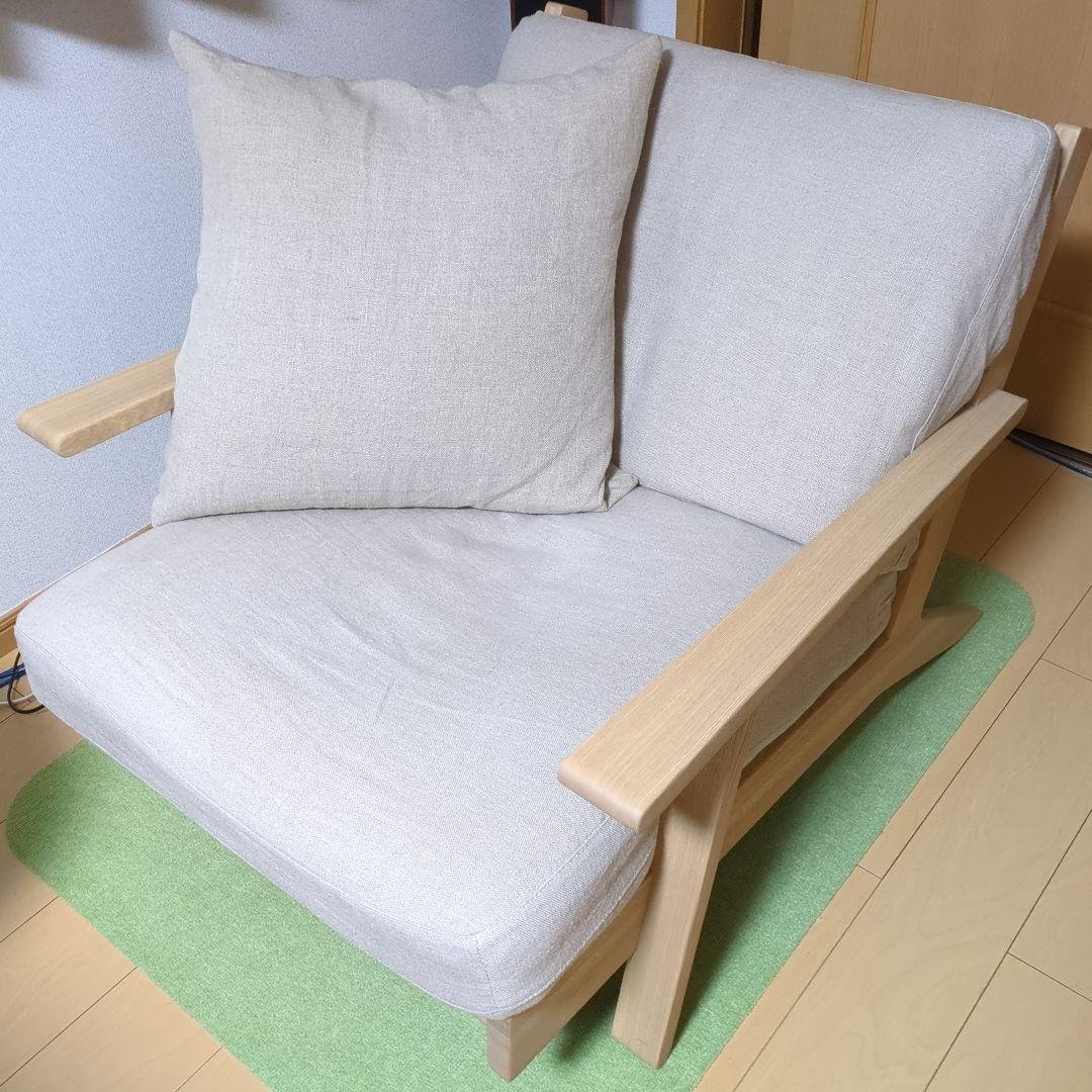 Re:CENO product｜1人掛けソファー NOANA【ナチュラル】 1人掛けソファー NOANA ｜家具・インテリア通販 Re:CENO(リセノ)