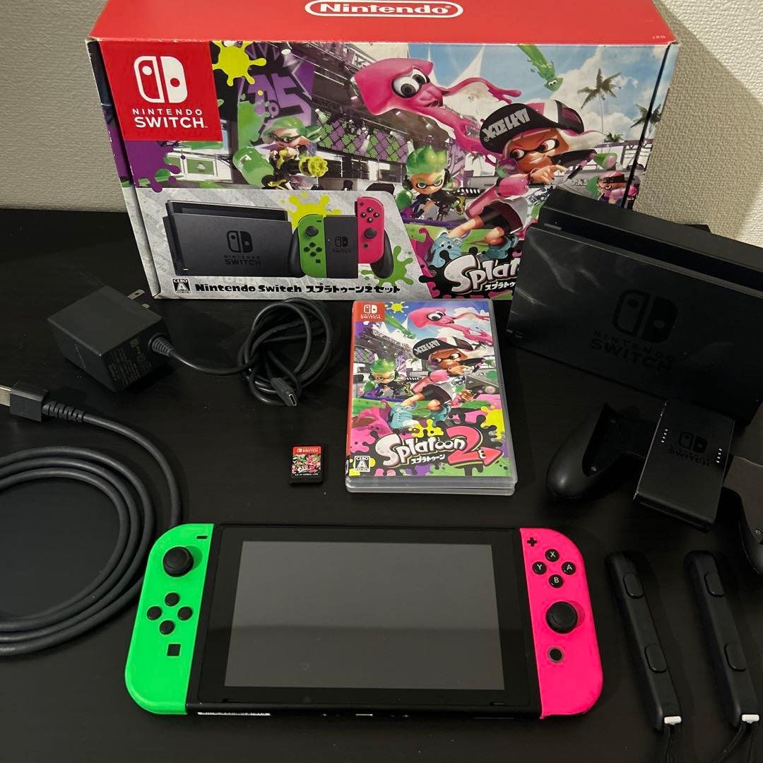 【美品】Switch Nintendo Switch スプラトゥーン2セット 任天堂（Nintendo） ニンテンドー スイッチ Nintendo Switch 本体 中古