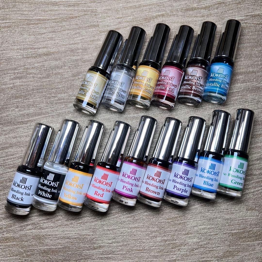 ココイストKOKOIST ブリーディングインク 15色セット 楽天市場】【最大3％OFF】 ココイスト KOKOIST ブリーディングインク