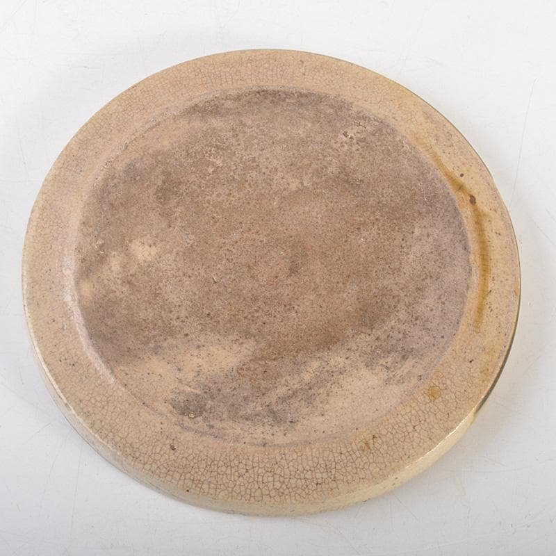 美濃焼 織部焼 飾り皿 石皿 行灯皿 C 6540