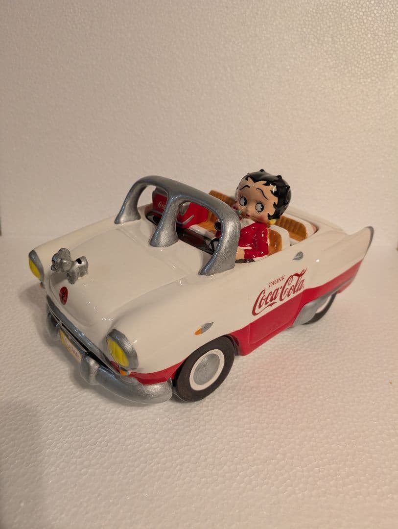 Coca-Cola Betty Boop クッキージャー Betty Boop & Pudgy - Coca-Cola- 10” Cookie Jar - 2000 - Limited